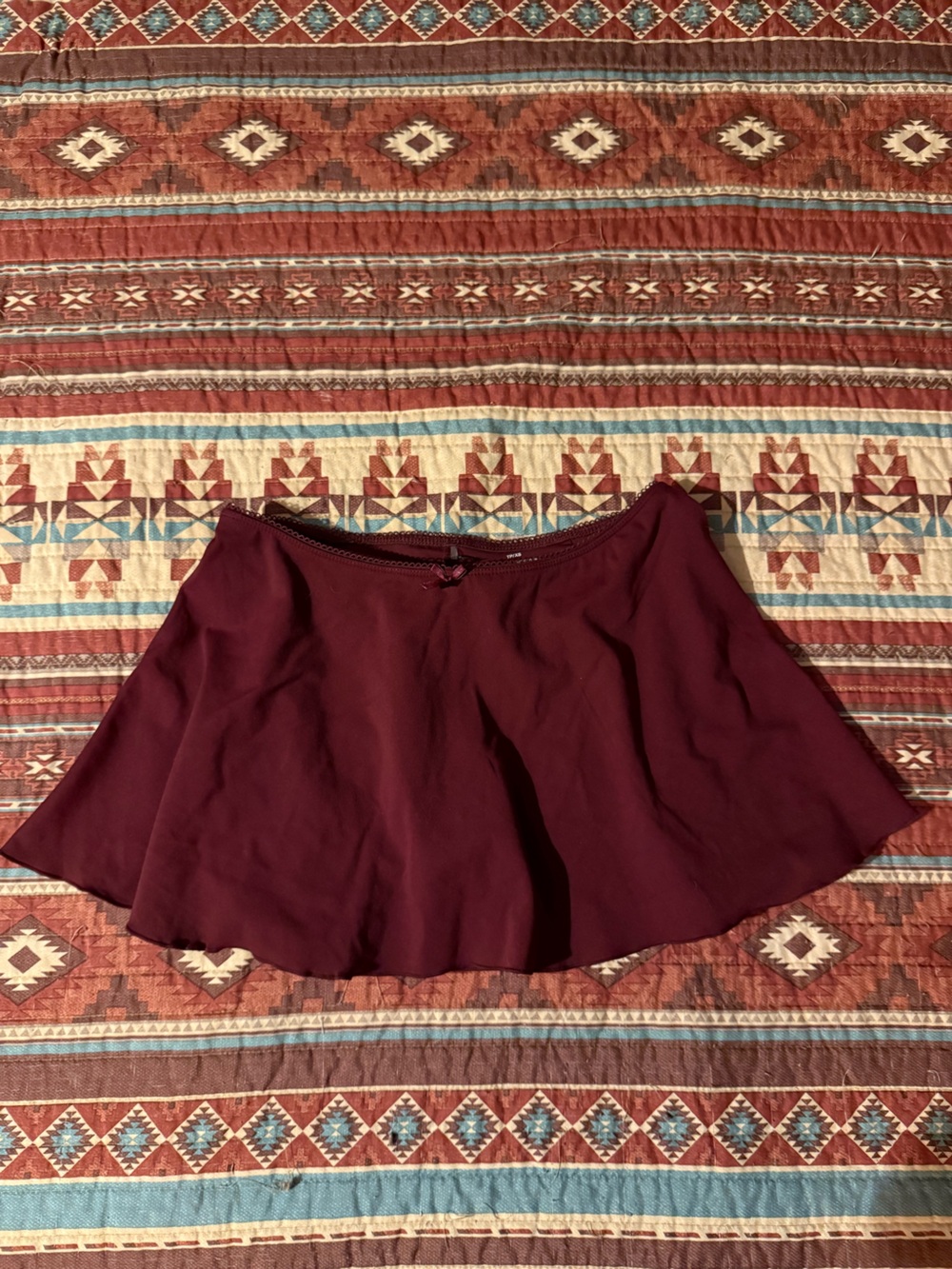 NWT Garage Burgundy mini Skort size XS